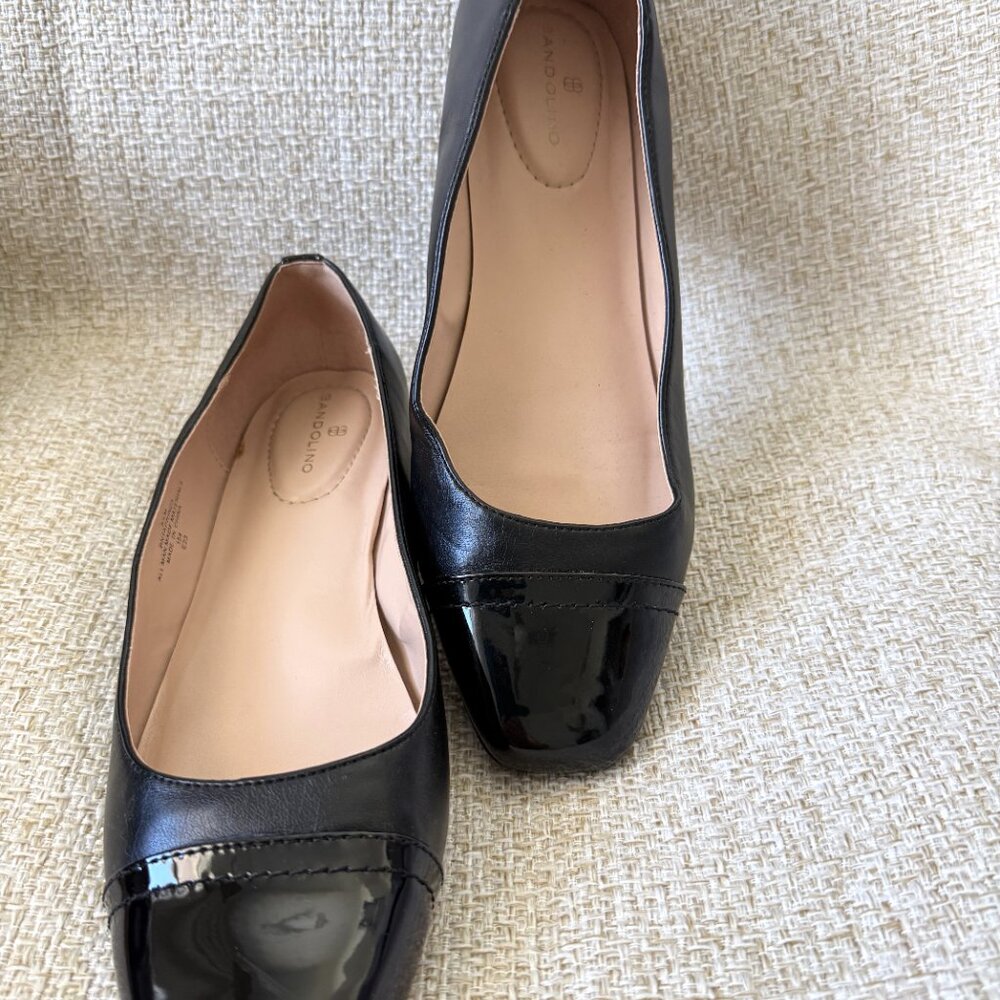 Bandolino Shoes Women's black leather Vara heels size 8,5 - Picture 16 of 16